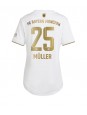 Bayern Munich Thomas Muller #25 Auswärtstrikot für Frauen 2022-23 Kurzarm